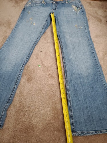Vintage Apple Bottom Jeans Embroidered Ladies Jeans Size 16 - Picture 5 of 19