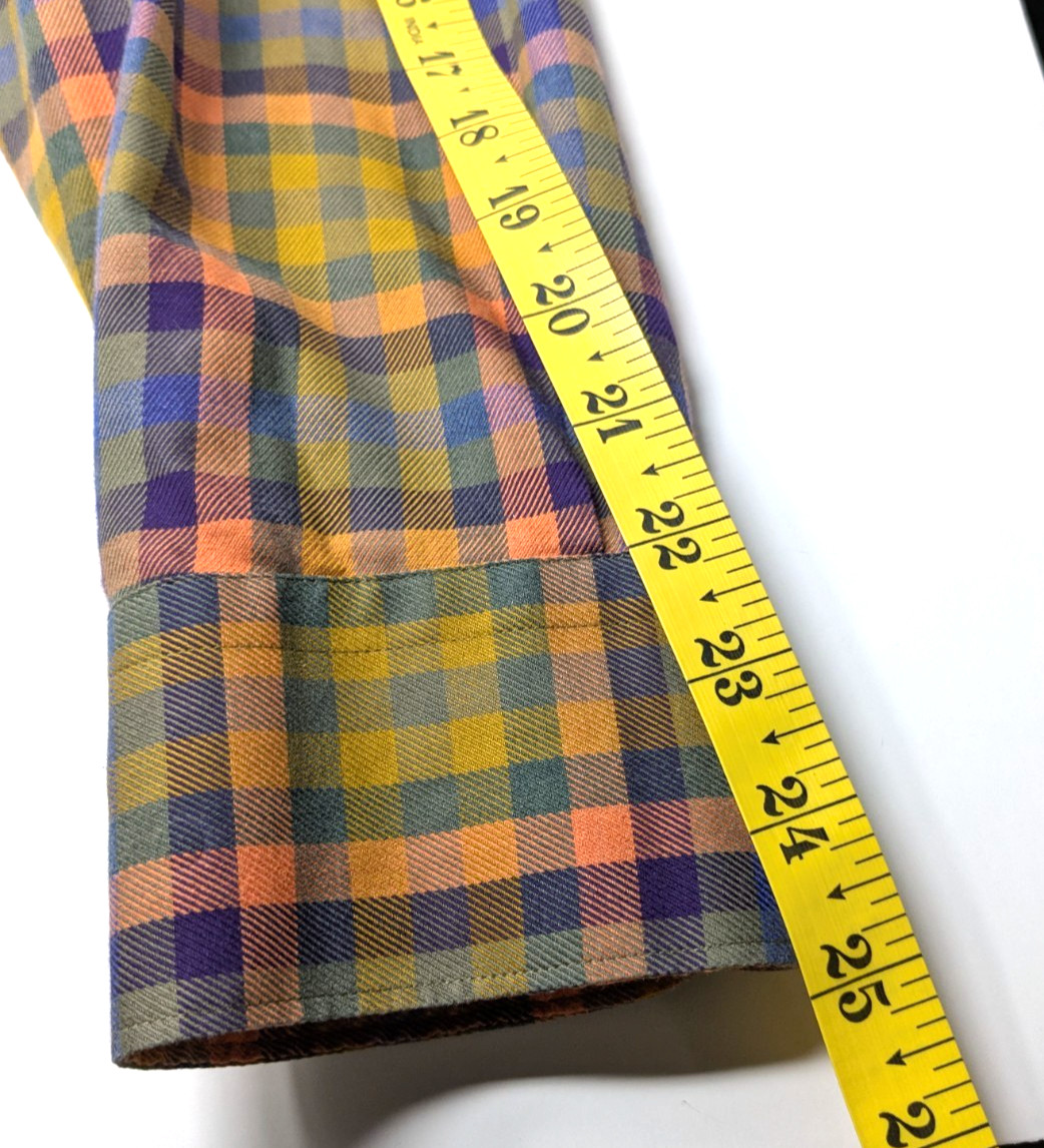 Robert Talbott Button down Long Sleeve Shirt Larg… - image 18