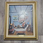 Red Skelton Freddie in the Tub Framed Limited Edition Oil Painting on Canvas — photo 1