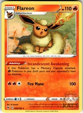 Flareon 026/185 Rare Vivid Voltage Pokemon Near Mint