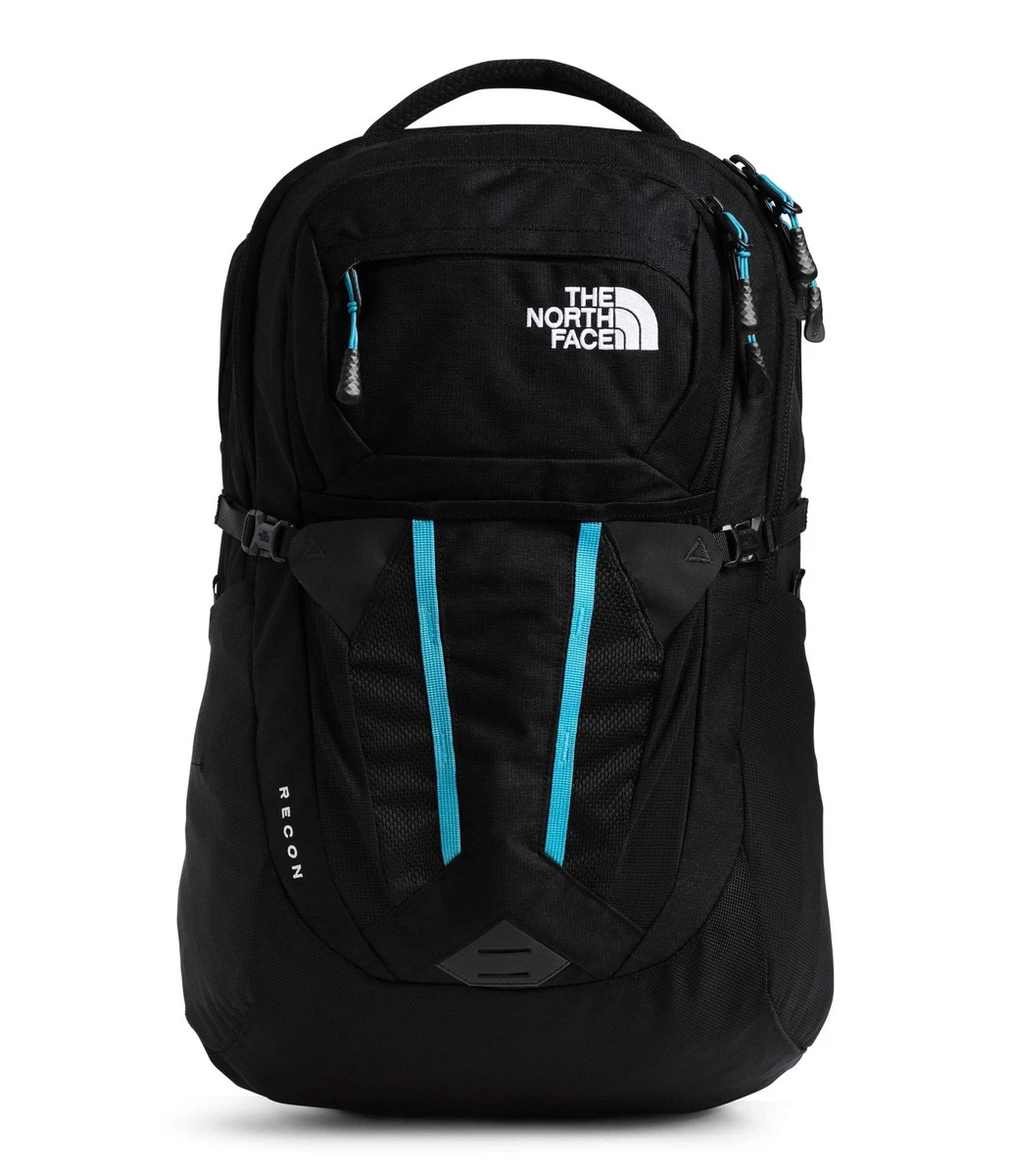 The North Face Women\'s Recon Daypack Backpack Laptop Black Heather/Ethereal Blue The North Face Recon Backpack | OutdoorSports.com main image 2