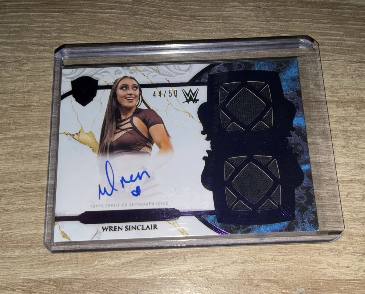 ロマンレインズ　サイン&レリックカード　44/50 TOPPS WWE Topps Wrestling WWE Serial Numbered Sports Trading Cards