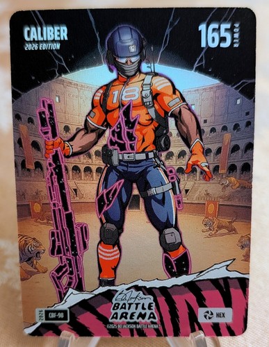 2026 Bo Jackson Battle Arena Caliber Hex Coliseum BattleFoil CBF-98 SSP