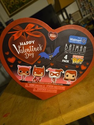NEW! Funko Pocket Pop! DC Batman The Animated Series Valentine's Day 4-Pack!
