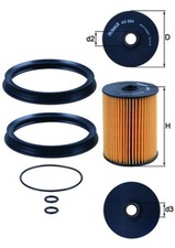 Kraftstofffilter KNECHT KX 504D Filtereinsatz für MINI R50 R53 R52 74,5mm Cooper