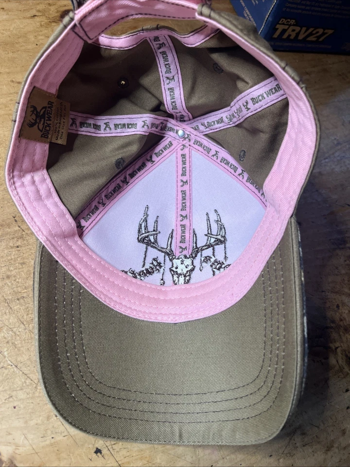 Gorra ajustable Buck Wear Xtreme Hunter rosa camuflaje Foto 4 de 4