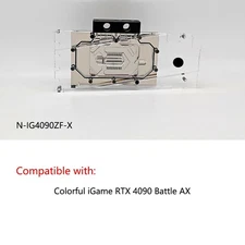 Granzon GPU Water Block Use For Colorful iGame RTX 4090 Battle AX N-IG4090ZF-X