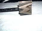 BRANDING IRON 3 IN ONE  M W R  WOOD HANDLE — photo 3
