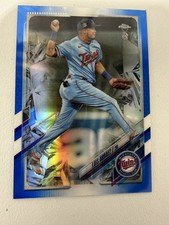2021 Topps Chrome Ben Baller Edition - Luis Arraez #124 Blue Refractor /75