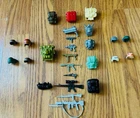 Lot of 26 Vintage GI Joe/Cobra Accessories - Helmets, Backpacks and Weapons