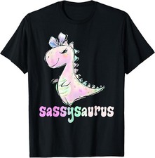Sassysaurus T Rex Dinosaur Sassy Saurus Family Matching T-Shirt