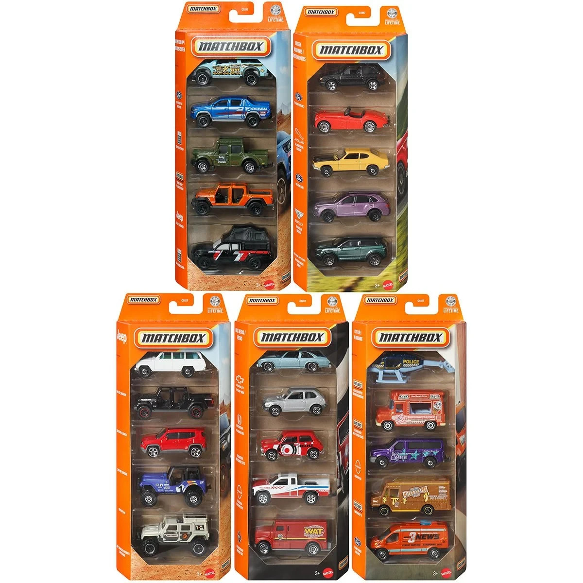 Matchbox One Pack Matchbox 2026 5-Packs | You Pick Your Favorites! | Updated 03/01/2026 ...