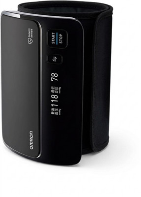 OMRON HEM-7600T-BK Oberarm-Blutdruckmessgerät Digital Schwarz Japan Neu