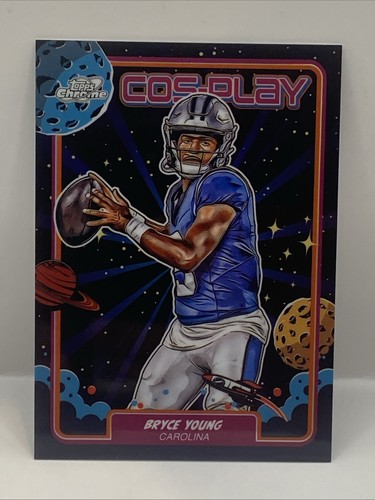 Bryce Young 2024 Topps Cosmic Chrome Cos-Play Insert Carolina Panthers SP SSP