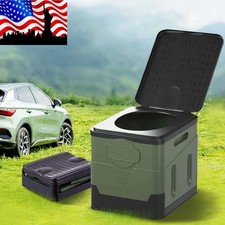20L Car Hiking Portable Toilet Emergency Folding Toilet Strong Bearing Reusable