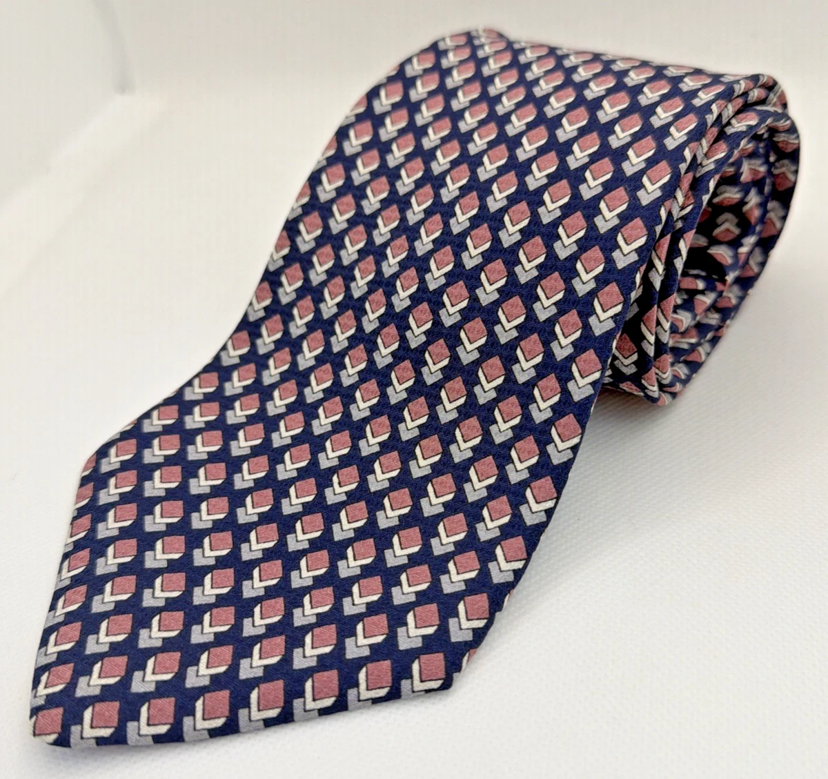 Geoffrey Beene Geometric 100% Silk Men