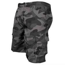 Men's Casual Tactical Hiking Multi-pocket Knee-length Cargo Shorts