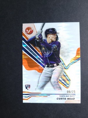 2024 Topps Pristine Curtis Mead #215 Orange Refractor /25 RC