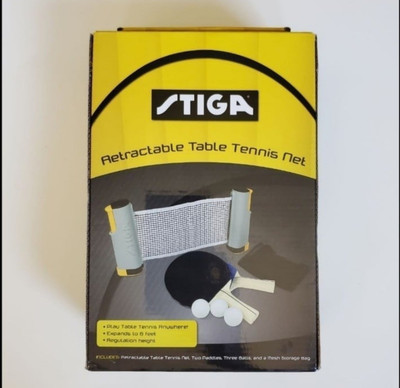 Stiga Retractable Tennis Ping Pong Set