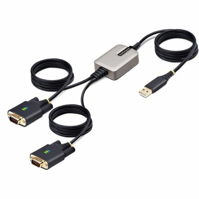 StarTech 13ft (4m) 2-Port USB to Serial Adapter Cable 2P6FFC-USB-SERIAL