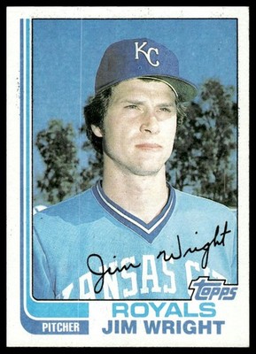 1982 Topps #362 Jim Wright Kansas City Royals