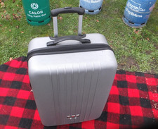 NUR ABHOLUNG CAMBRIDGE - XL Rollkoffer - großer Hartschalenkoffer - silber - FAB