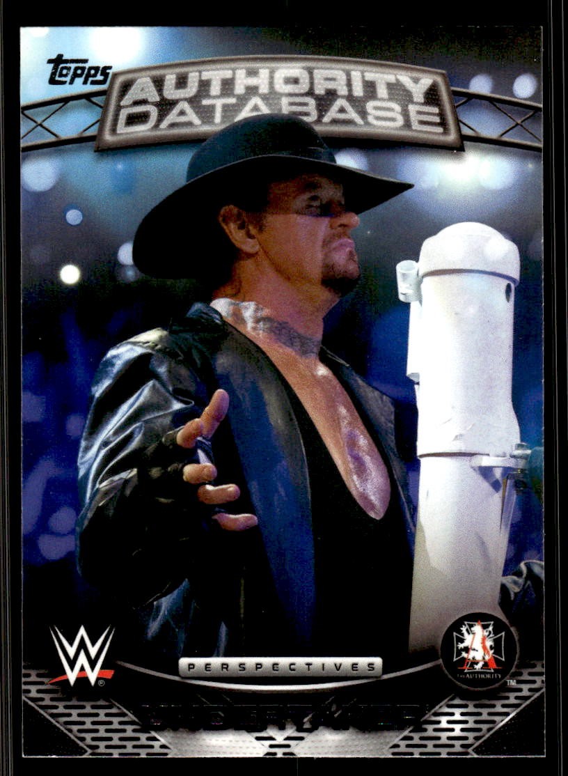 2016 Topps WWE Authority Database - Undertaker #16A