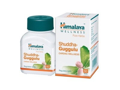 Himalaya Shuddha Guggulu 60 Tablets Cardiac Wellness Herbal | Free Delivery