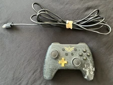 *Power A Nintendo Switch Controller (Legend of Zelda) Link Triforce w/ Cord*