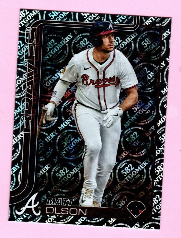 2025 Topps Motgomery Foil #145 Matt Olson - Atlanta Braves