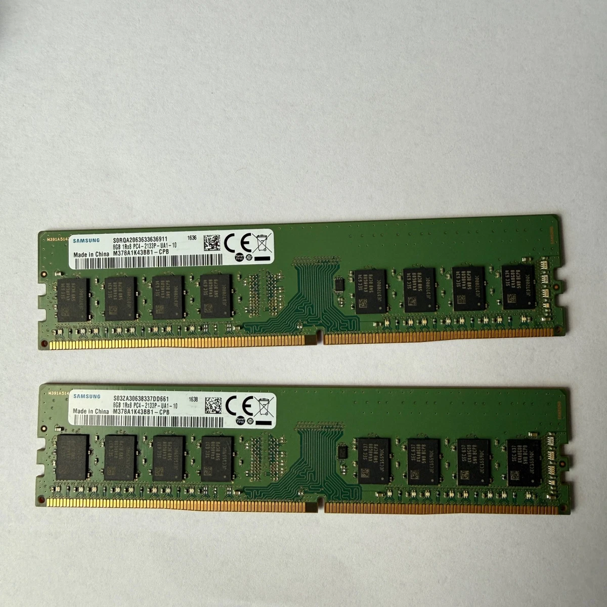 Samsung DDR4 SDRAM 8 GB Capacity per Module DIMM Computer Memory