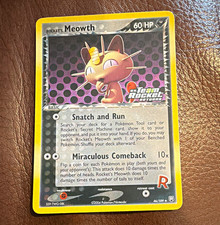 Pokemon TCG Rocket's Meowth 46/109 EX Team Rocket Returns Reverse Holo on eBay