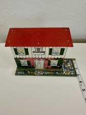 1949 Ohio Art Tin Dollhouse Midget Manor with replacement furniture