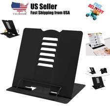 Metal Book Stand Adjustable Book Holder for Reading