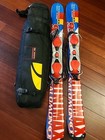 Salomon MiniMax L99.9 Snow Blades Skis Mini Trick Freestyle With Carry Bag