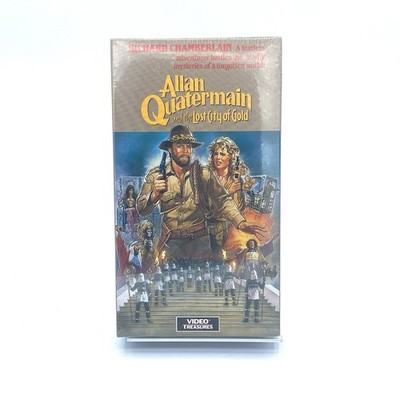 Allan Quatermain & the Lost City of Gold (VHS, 1990, Video Treasures) NEW Sealed