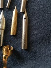 vintage dip Ink pen nib lot nibs clip Spencerian Eagle Miller Hunt Esterbrook — photo 4