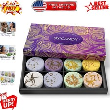 Natural Essential Oil Shower Steamers - 8 Pcs for Ultimate Aromatherapy Bliss