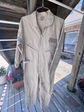 ROTHCO Men s Desert Tan Flight Suit Size/coverall sz L Used Excellent Condition
