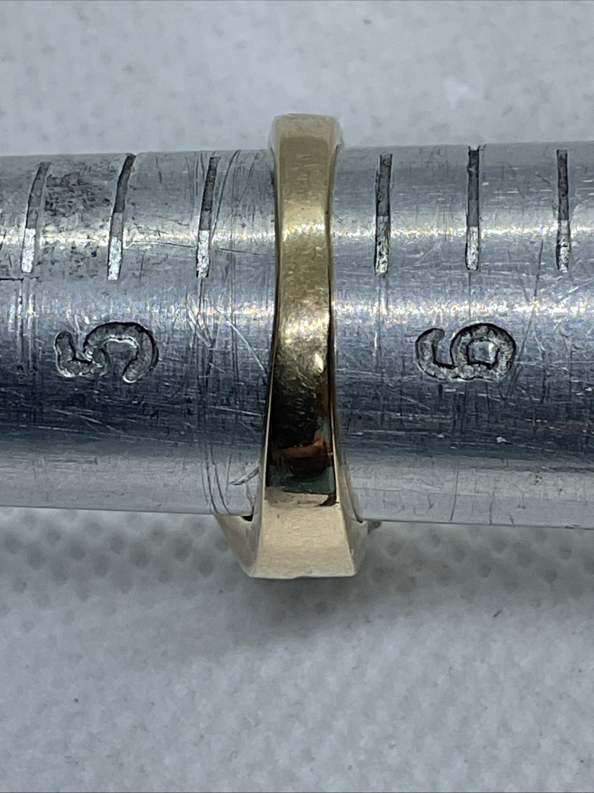 ELEGANT Solid 10K Two Tone Gold Mixed Shape Genui… - image 12