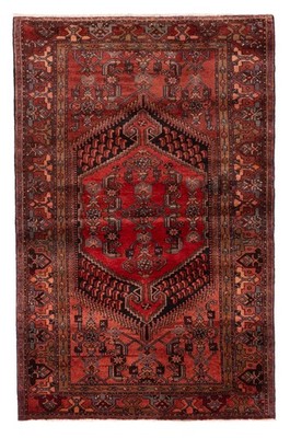 Traditional Vintage Hand-Knotted Oriental Carpet 4'2'' x 6'7'' Wool Area Rug