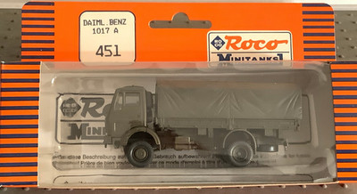  Roco Minitanks 451 1:87/H0 Daimler Benz 1017 A Pritsche (FF13-13C0/5)-1