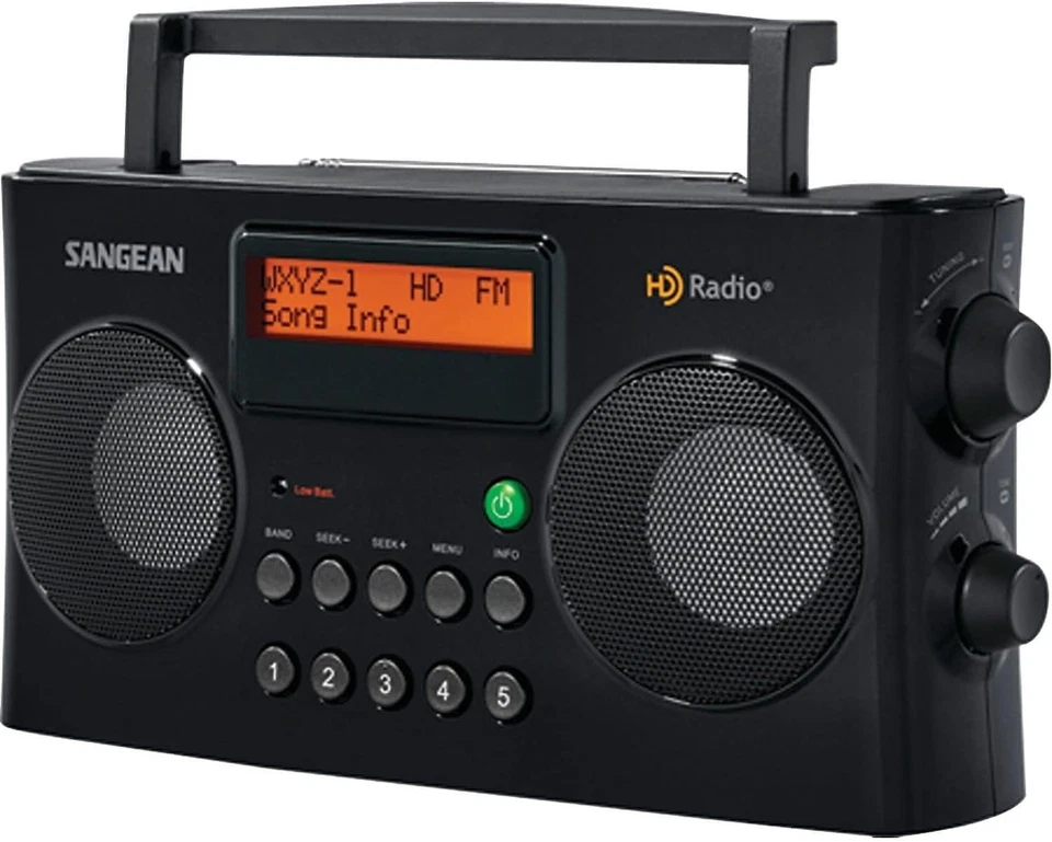 Multi-functional Portable Radio: AM/FM/Stereo with Memory Presets and Alarms - Image 2 of 4