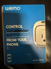 WeMo INSIGHT SWITCH Smart Wi-Fi Home Remote Power Plug w/Energy Monitoring