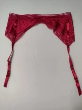 Seven´til Midnight Garter Belt Small Red Lace Lingerie Sexy NN
