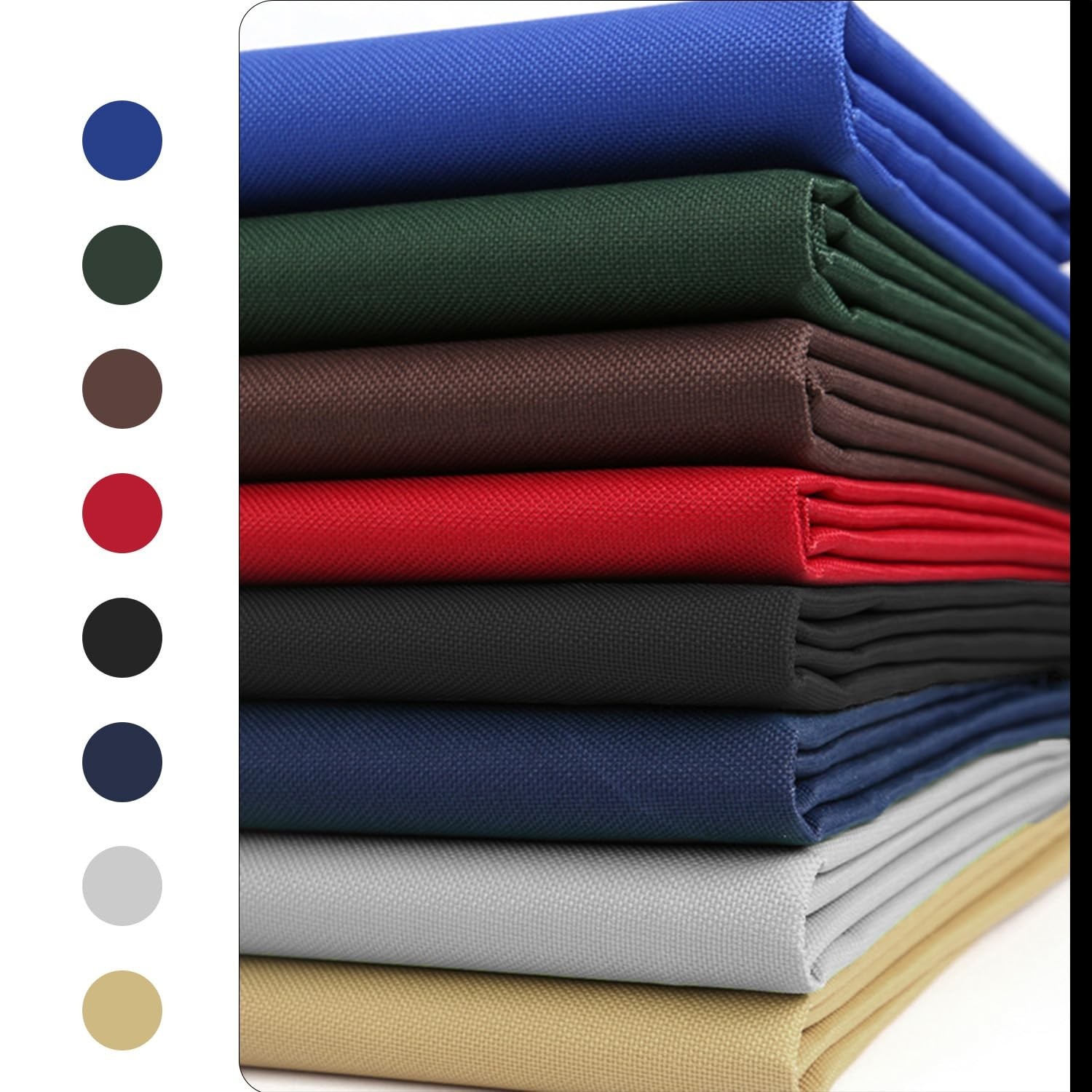 Waterproof Canvas Fabric by The Yard 58inch 600D Upholstery Fabric Cordura Po...