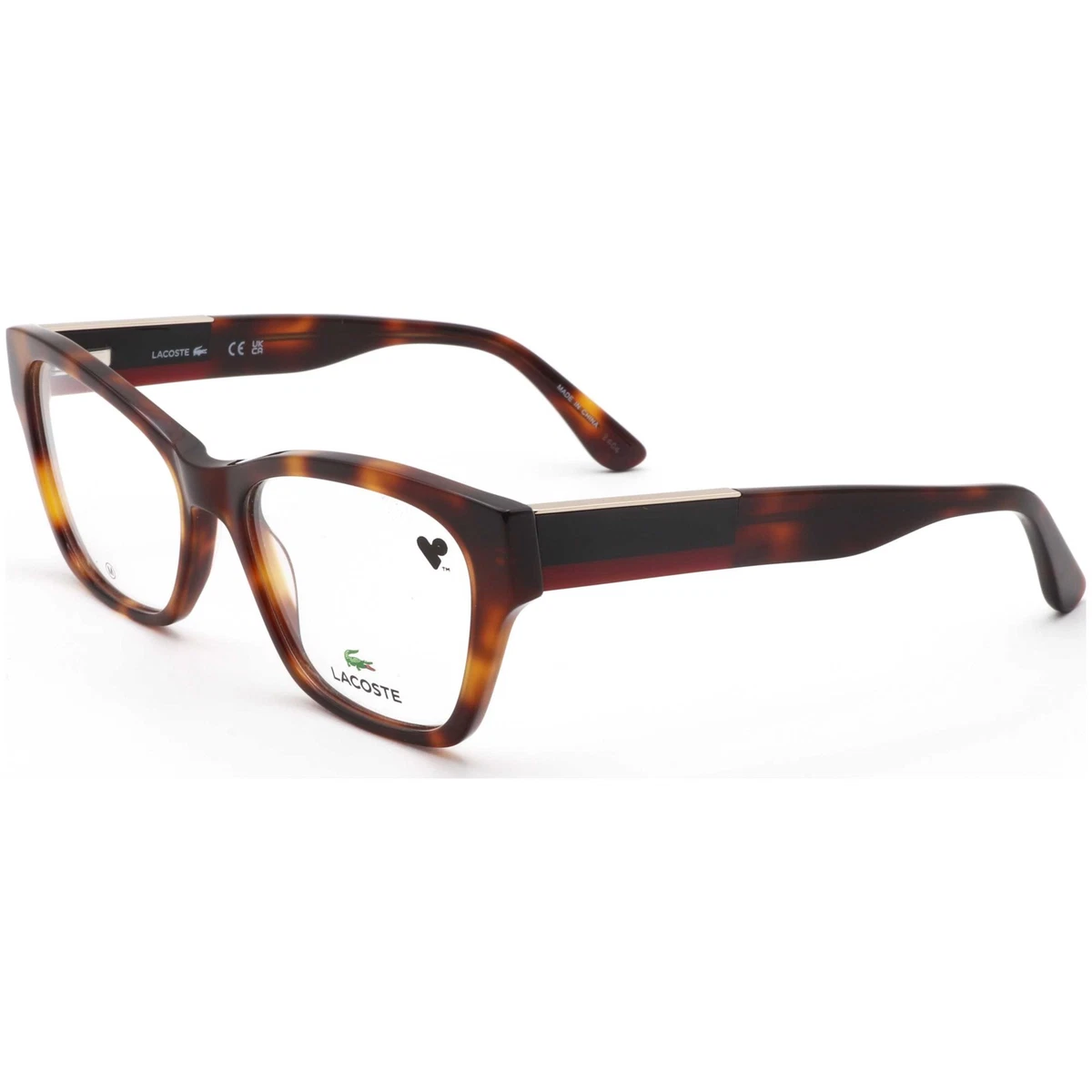 Lacoste L 12 12 662 Peach Textured Petit Pique Cat Eye Sunglasses Brown Gradient Lacoste Cat Eye Sunglasses for Women for sale | eBay main image 2