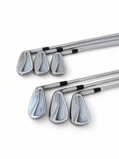 TaylorMade P-7MC Iron Set Right-Handed 6 Clubs Steel Shaft Stiff Flex Silver