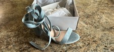 Allegra K Sky Blue Criss Cross Heels - Size 9 - Never Worn