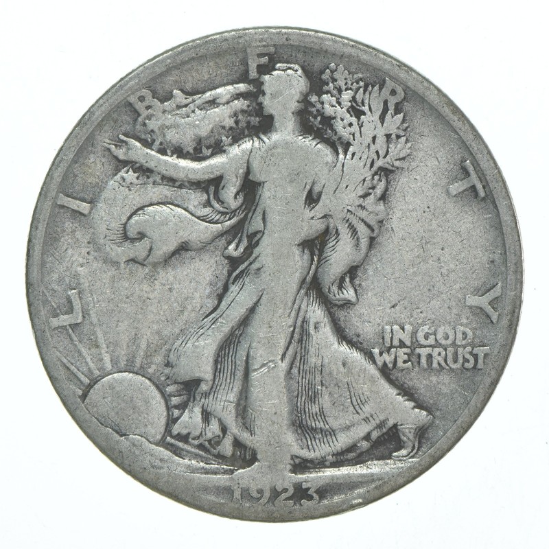 1923-S Walking Liberty Half Dollar CIRC 90% Silver *4227